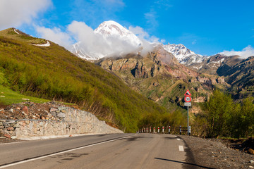 Mountains of Georgia, a beautiful landscape of mountains