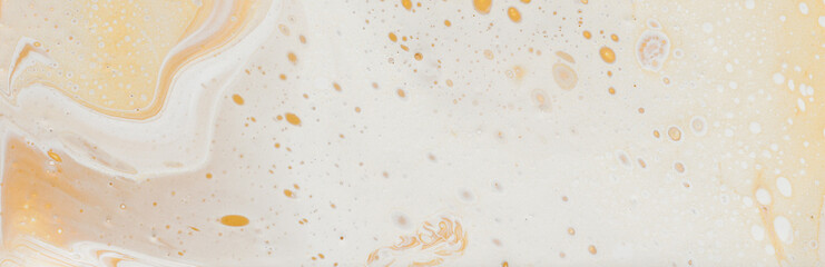 abstract marbleized effect background. gold and white creative colors. Beautiful paint with the addition of gold.