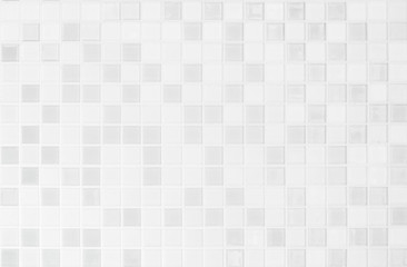 White or gray ceramic wall and floor tiles abstract background. Design geometric mosaic texture for the decoration of the bedroom. Simple seamless pattern for backdrop advertising banner poster or web