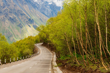 Mountains of Georgia, a beautiful landscape of mountains