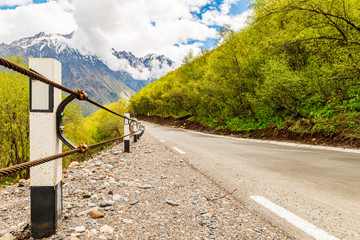 Mountains of Georgia, a beautiful landscape of mountains