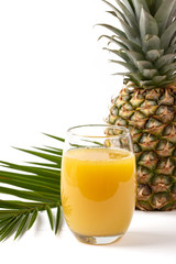 Glass of pineapple juice
