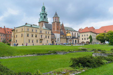 Fototapeta na wymiar Wawel Royal Castle, Krakow, Poland