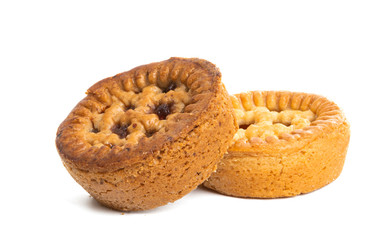 swiss sponge cake isolated