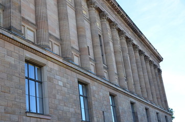 Obraz premium Old National Gallery building exterior in Berlin, Germany