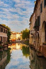 Fototapeta na wymiar The city of Treviso in Italy