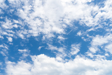 Clouds on blue sky background