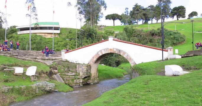 War memorial omonument of Boyaca in Tunja Colombia