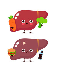 Happy cute smiling healthy with broccoli