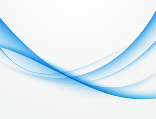 Abstract background, soft blue waves