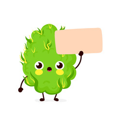 Cute funny smiling happy marijuana