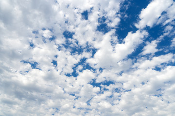 Clouds on blue sky background