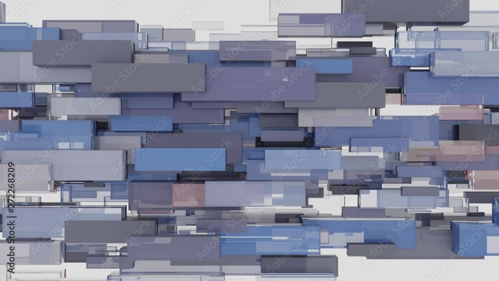 Poster abstract background with cubes