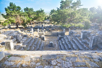 Fototapeta na wymiar ancient city of Priene 