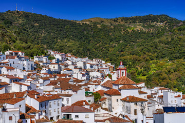 Fototapeta na wymiar Benarraba white village in Malaga province, Andalusia, Spain