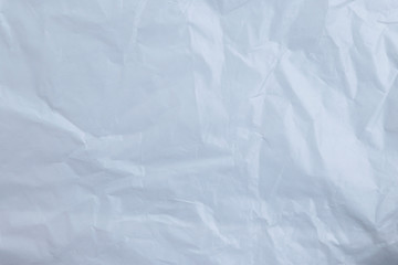 The surface of the plastic bag.