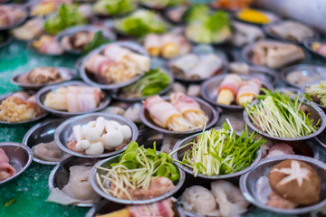 Dim Sum, Chinese cuisine prepared as small bite-sized portions.