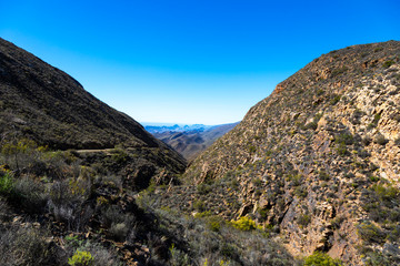 Bosluiskloof pass in the Bosch Luys Kloof Nature Reserve