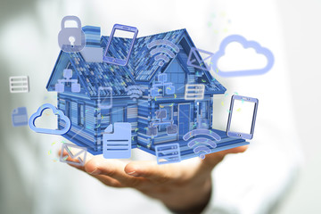 Smart home and future concept