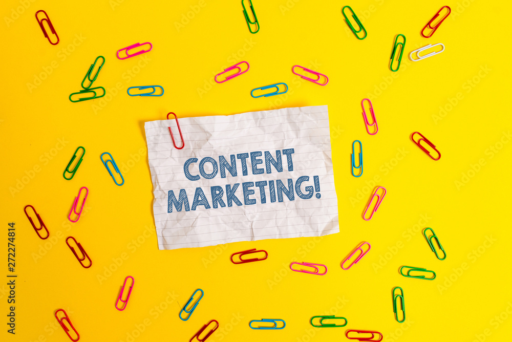 Poster text sign showing content marketing. business photo showcasing involves the creation and sharing of 