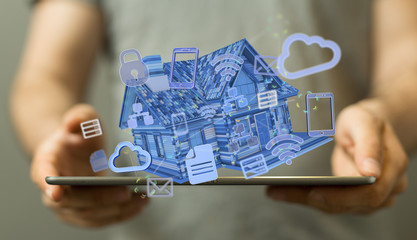 Smart home and future concept