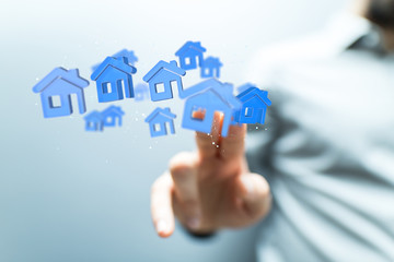 Smart home: Smarthome house automation icon