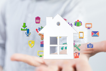 Smart home: Smarthome house automation icon
