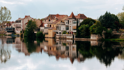 Fototapeta na wymiar Ville de Montluçon en Allier, France