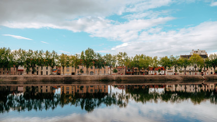 Ville de Montlu&ccedil;on en Allier, France