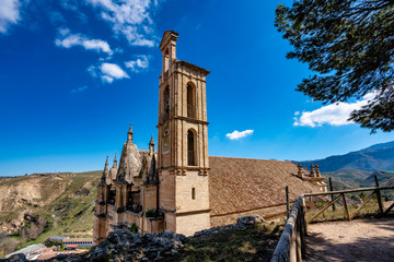 Fototapeta na wymiar Santa Maria church in Antequera, Malaga Province, Andalusia, Spain