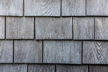 Fototapeta premium Grey wooden shingle texture pattern landscape