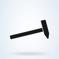 hammer Simple vector modern icon design illustration