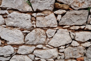 Natursteinmauer, Festung, Nafplio, Griechenland