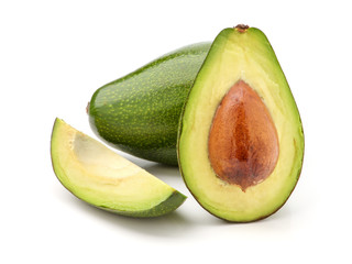 Avocado isolated on white
