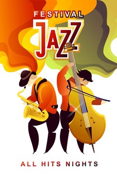 jazz and blues flyer
