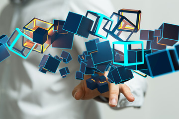 data code binary concept