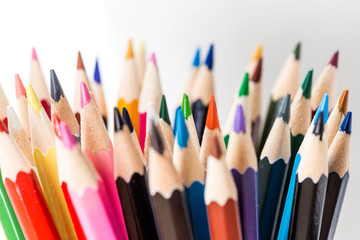 A colored pencil for drawing