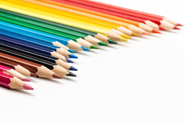 A colored pencil for drawing