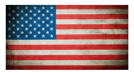 Flag of USA retro background