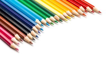 A colored pencil for drawing