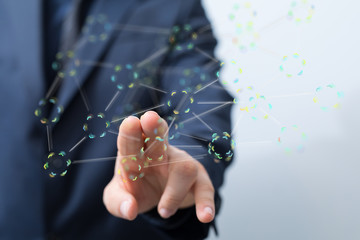 code data concept in hand