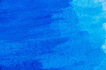 Abstract blue background in watercolor style