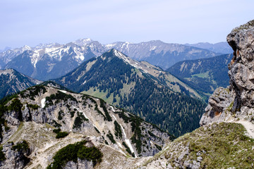 Fototapeta na wymiar Ammergauer Alpen