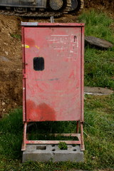 Baustromverteiler auf einer Baustelle