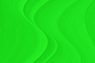 Green UFO 3d neon background for packaging template or wallpaper. The texture of the marble fashion hue with stripes waves and divorces.