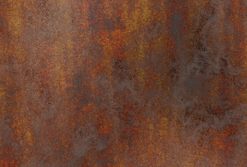rusty corrosion metal plate