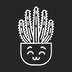 Organ pipe cactus chalk icon