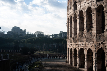 Coliseo romano., Roma.