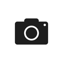 Camera icon. Vector illustration.	 Isolated.