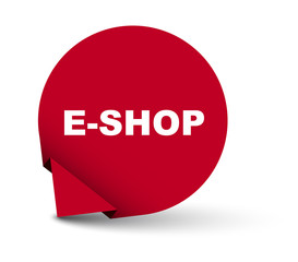 red vector banner eshop